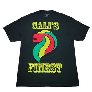 Cali's Finest Clothing Lion Size XL Black T-Shirt